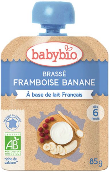 Gourde Brassé Végétal - 4x85 g - Dès 6 mois, BABYBIO